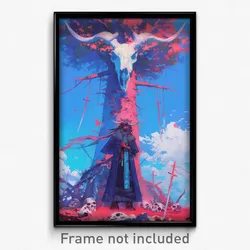 Art Poster - Showy Gallows (Psychedelic Trippy Weird 11x17 Print)