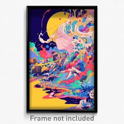 Art Poster - Heavenly Body (Psychedelic Trippy Weird 11x17 Print)