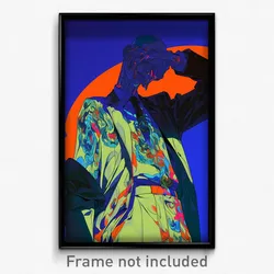 Art Poster - Man Feeling Vengeful Wearing Fluid Impossible Clothes (Print)