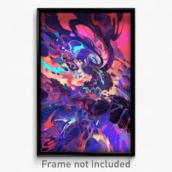 Art Poster - Dense Expanse (Psychedelic Trippy Weird 11x17 Print)