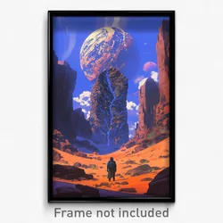 Art Poster - Authentic Fissure (Psychedelic Trippy Weird 11x17 Print)