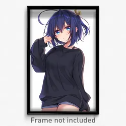 Anime Art Poster - Woman Feeling Relieved, Outrageous Anime Clothes (Print)