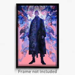 Art Poster - Man Feeling Worried Wearing Different Sleeveless Coat (Print)