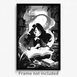 Art Poster - A Mermaid Playing A Haunting Melody On A Seashell