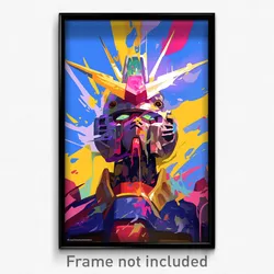 Anime Art Poster - Man Feeling Schadenfreude Wearing Radiant Mini Hat (Print)