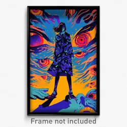 Movie Art Poster - Bright Stone (Psychedelic Trippy Retro Cartoon Film Print)