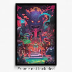 Movie Art Poster - Infamous Dungeon (Psychedelic Retro Weird Film Print)