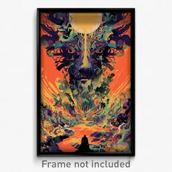 Movie Art Poster - Gregarious Pulpit (Psychedelic Retro Weird Film Print)