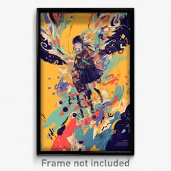 Art Poster - Curvy Jail (Psychedelic Trippy Weird 11x17 Cartoon Print)