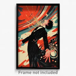 Movie Art Poster - Boy Feeling Hatred, Valuable Black Sash (Retro Film Print)