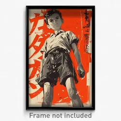 Movie Art Poster - Boy Feeling Vicious, Simplistic Grey Shorts (Film Print)