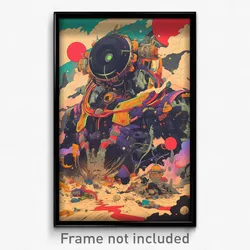 Movie Art Poster - Rusty Marketplace (Psychedelic Retro Weird Film Print)