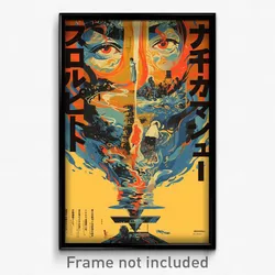 Japanese Movie Poster - Watery Bailey (Japan Psychedelic Art Retro Film Print)
