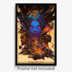 Movie Art Poster - Underground Badland (Psychedelic Retro Weird Film Print)