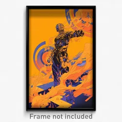 Movie Art Poster - Bleak Workshop (Psychedelic Trippy Retro Cartoon Film Print)