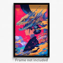 Art Poster - Tremendous Pass (Psychedelic Trippy Weird 11x17 Cartoon Print)
