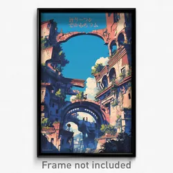 Japanese Movie Poster - International Spanish Architecture (Film Art Print)