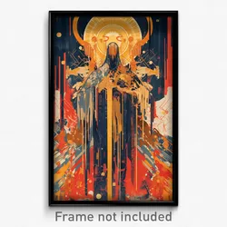 Movie Art Poster - Made Up Tomb (Psychedelic Trippy Retro Cartoon Film Print)