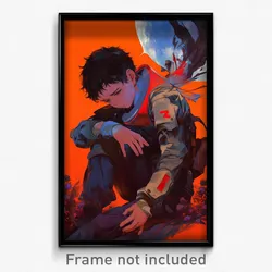 Movie Art Poster - Boy Feeling Sadness, Complex Expressive Clothes (Film Print)