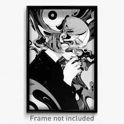 Art Poster - Colorless Flats (Psychedelic Trippy Weird 11x17 Print)