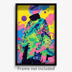 Movie Art Poster - Boy Feeling Optimistic, Lively Layered Dress (Film Print)
