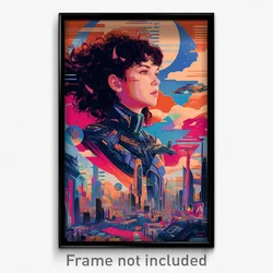 Movie Art Poster - Showy Principality (Psychedelic Retro Weird Film Print)