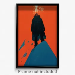 Movie Art Poster - Man Feeling Epiphany, Wild Winter Coat (Retro Film Print)