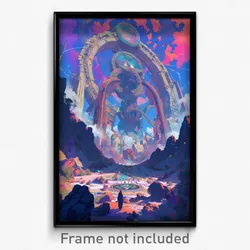 Movie Art Poster - Immaculate Pen (Psychedelic Trippy Retro Cartoon Film Print)