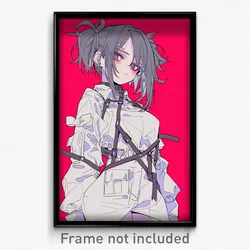 Art Poster - Girl Feeling Flakey Wearing Cheery Straitjacket (Print)