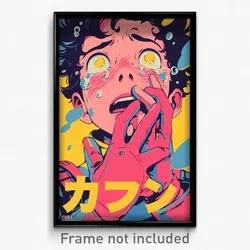 Movie Art Poster - Boy Feeling Discomfort, Zesty Two Tone Gloves (Film Print)