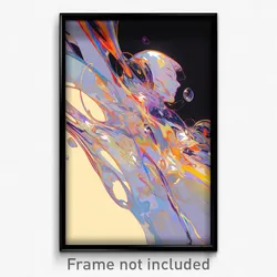 Art Poster - Stimulating Glacier (Psychedelic Trippy Weird 11x17 Print)