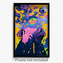 Art Poster - Musty Berth (Psychedelic Trippy Weird 11x17 Cartoon Print)