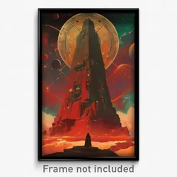 Movie Art Poster - Spectacular Peak (Psychedelic Retro Weird Film Print)