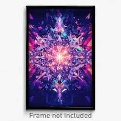 Art Poster - Creepy Arrowslit (Psychedelic Trippy Weird 11x17 Cartoon Print)