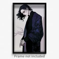 Anime Art Poster - Man Feeling Calmness Wearing Well Off Vampire Costume (Print)