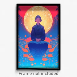 Movie Art Poster - Girl Feeling Discontentment, Thick China Dress (Film Print)