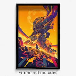 Movie Art Poster - Graceful Hearth (Psychedelic Trippy Retro Cartoon Film Print)
