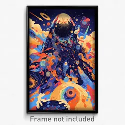Movie Art Poster - Creative Trapdoor (Psychedelic Retro Weird Film Print)