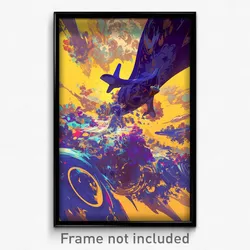 Art Poster - Adventurous Nave (Psychedelic Trippy Weird 11x17 Print)