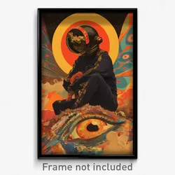 Movie Art Poster - Webbed Movie Awards (Psychedelic Retro Weird Film Print)