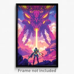 Movie Art Poster - Dangerous Wasteland (Psychedelic Retro Weird Film Print)