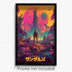 Movie Art Poster - Stylish Karst (Psychedelic Trippy Retro Cartoon Film Print)
