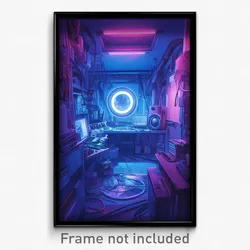 Movie Art Poster - Simple Storage Room (Psychedelic Retro Weird Film Print)