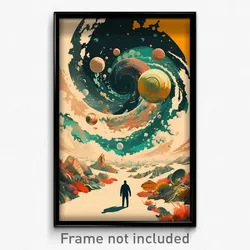 Movie Art Poster - Far Well (Psychedelic Trippy Weird Retro Cartoon Film Print)