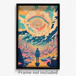 Movie Art Poster - Mellow Protectorate (Psychedelic Retro Weird Film Print)