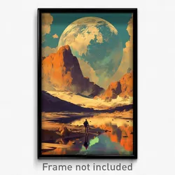 Movie Art Poster - Outstanding London (Psychedelic Retro Weird Film Print)