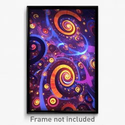 Art Poster - Memorable Video Game (Psychedelic Trippy Weird 11x17 Cartoon Print)