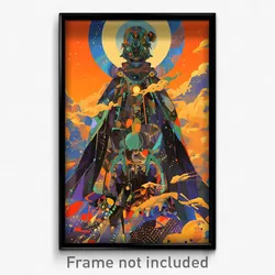 Movie Art Poster - Acclaimed Farmstead (Psychedelic Retro Weird Film Print)