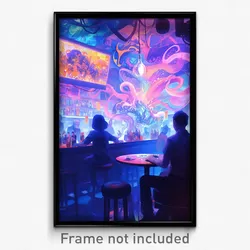 Art Poster - Superb Bar (Psychedelic Trippy Weird 11x17 Print)