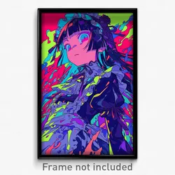 Anime Art Poster - Man Feeling Anticipation Wearing Prestigious Maid (Print)